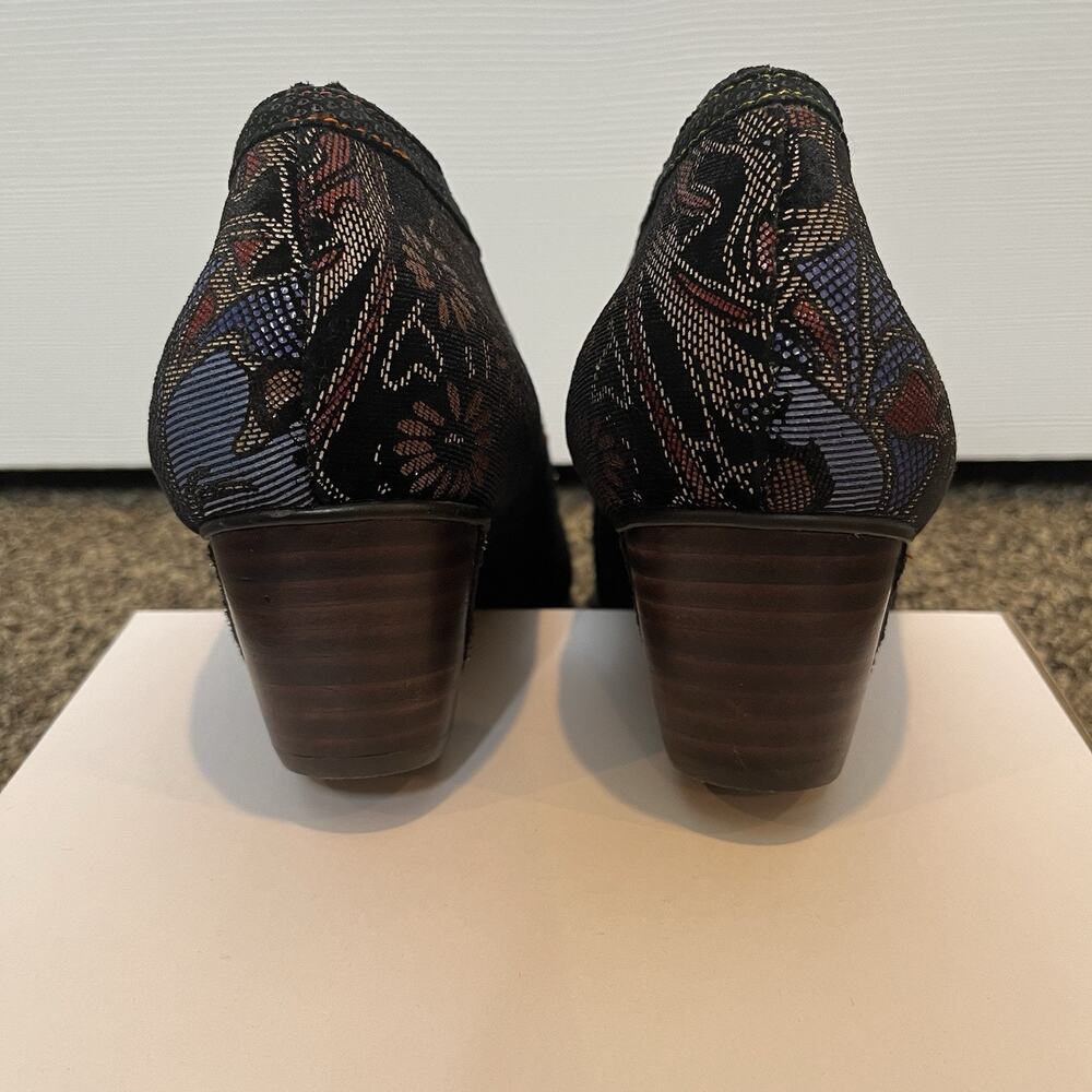L’Artiste Spring Step Samantha Pump 2" Heels EU 42 US 10.5-11 Velvet/Leather - Picture 8 of 13